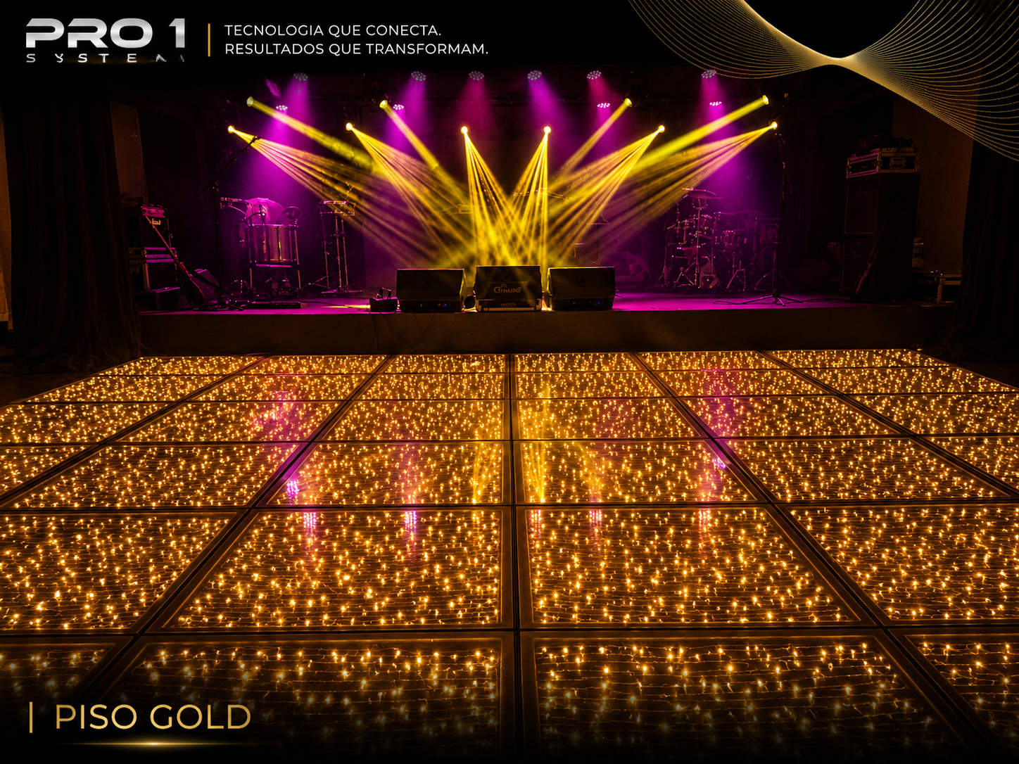 Piso de Vidro Paris Gold — foto 3