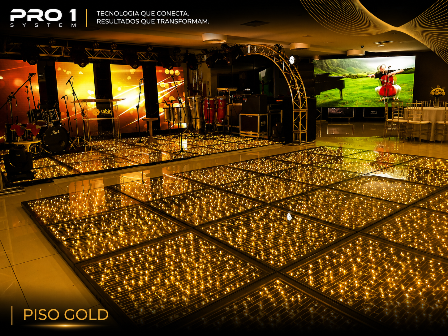 Piso de Vidro Paris Gold — foto 6