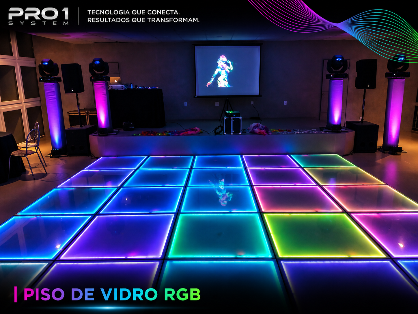 Piso de Vidro RGB — foto 4
